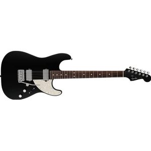 Fender Made in Japan Elemental Stratocaster HH RW Stone Black - ST-Style elektrische gitaar