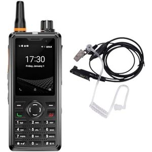 UNIWA F41 Zello Walkie Talkie, 4G Android mobiele telefoon 4600mAh batterij IP54 waterdichte robuuste smartphone MT6739 Quad Core 1GB RAM 8GB ROM POC mobiele telefoon dual SIM/WiFi (F41+hoofdtelefoon)