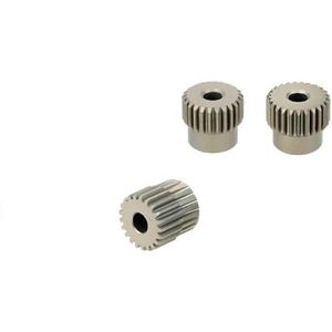 1pc 64DP 3.175mm 21t 22t 24t 25t 26T 27t 28T 29T 30T 32T 35T Aluminium Metalen Rondsel Motor Gear Voor 1/10 Rc Model Auto (Size : 21T)