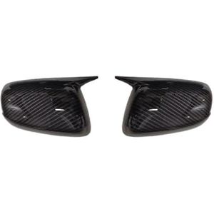 Vleugelspiegelbehuizing Voor Jazz 2009-2013 Auto Sticker Achteruitkijkspiegel Zijspiegel Cover Wing Cap Buitendeur Achteruitrijcamera Case Trim Carbon fiber Look Achteruitkijkspiegelafdekking(No Light
