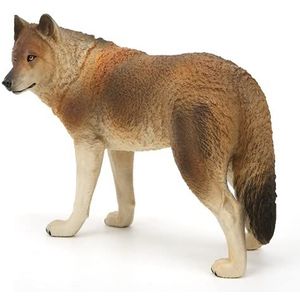 Brown Wolf Model Toy, Desktop Decoration Educatief Toy Brown Wolf Model, voor kinderen Baby