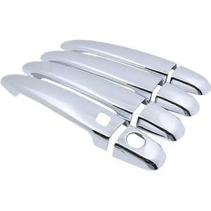 Deurkruk afdekking Voor Toyota Voor Camry 40 Voor Altis XV40 2007~2011 Autodeurgrepen Covers Exterieur Kras Beschermend Roestvrij Buitendeurkruk(D5)