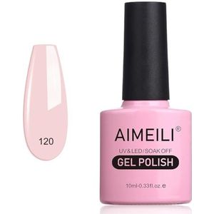 AIMEILI Gel Nagellak UV LED Gellack Soak Off Gel Polish - Rosa Xhybrida (120) 10ml