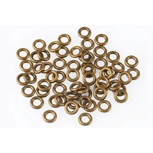 500-50 stuks plaat goud/zilver kleur cirkel CCB spacer kralen gesloten ringen oorbel hoepels voor sieraden maken doe-het-zelf kettingen armbanden-brons-01-13mm 50 stuks