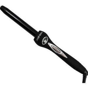 José Eber Digitale Rubberized Krultang - 19mm zwart - Keramisch toermalijn met Cool tip voor glanzend en pluisvrij haar.