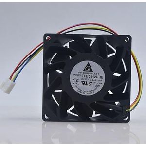 LMNCBVYA TFB0812UHE 80 mm ventilator voor moederbord - 8000 RPM, 110 CFM, snelheidsregeling Krachtige 12 V 2,34 A