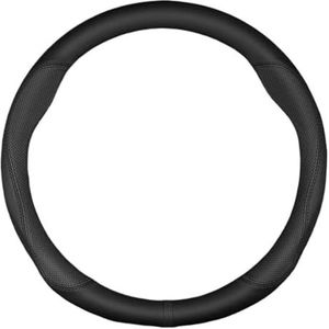 Stuurwielhoes Mode Lederen Auto Stuurhoes Voor Opel Voor Astra Voor Corsa Voor Insignia Voor Mokka Voor Vectra Voor Tigra Stuurwielbescherming(Type O Black)