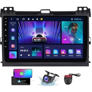 Android 13 systeem 2 Din Autoradio Stereo voor Toyota Land Cruiser Prado 120 3 2002-2009 9 inch touchscreen met GPS Navigatie Carplay Android Auto/Bluetooth/FM RDS Radio/4G WiFi/DSP(NF-1)