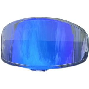 Motorhelm vizier lens, Helmvizier, Z8-schild for SHOEI RF1400 NXR2 CWR-F2 Ca-SCO Moto Shield Zonnebrandcrème Windscherm Motorhelmvizier (vizierbasis)(Revo Clear Blue-day and Night)