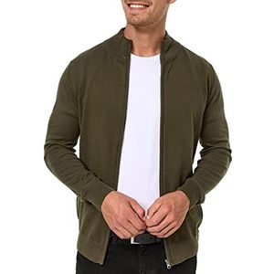 INDICODE JEANS Gebreid vest ' Lau '  kaki