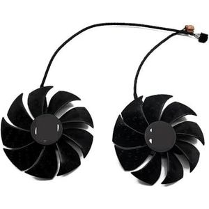 88MM PLA09215S12H RTX3060 Ti XC voor GAMING GPU-ventilator, voor EVGA RTX 3050 3060 3060Ti ZWART voor videokaartkoelventilator(2-Fan)