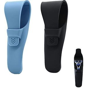 2 stuks scheerapparaat opbergbox draagtas reisetui voor scheerapparaat scheerapparaat tas scheerapparaat bescherming siliconen draagbare reisetui voor scheerapparaat schaaf licht voor dagelijks