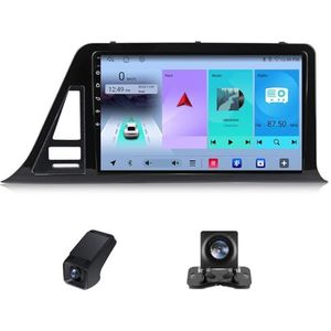 Draadloze Carplay Android 14 Autoradio 2Din 9inch autoradio geldt voor Toyota C-HR CHR 2016-2020 met Android Auto GPS-navigatie 9 inch met Bluetooth FM-radio/Achteruitrijcamera(B,X1)