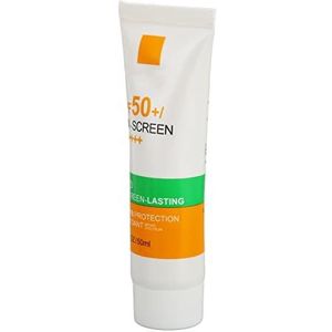 UV-blokkerende Langdurige Zonnebrandcrème SPF50 Moisturizer met Huidverzorgende Ingrediënten, Veilig Mild, voor Gevoelige Huid 50 Ml