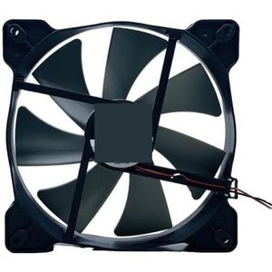 140 mm 12V PC-behuizingsventilator (1800 tpm) - Grote, stille werking voor desktopkoeling (NR140L 14025) voor watergekoelde