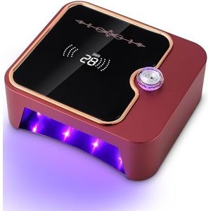 Zaxiva UV Lamp voor Gel Nagels,Professionele UV LED Nagellamp voor Gel Nagels,120s Vrije Tijd Timer Instellingen Infrarood Sensor LCD Display, UV Lamp, Nagellak UV Lamp voor Home&Nail Studio