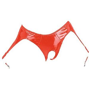 Ledapol Dames onderbroek rood L