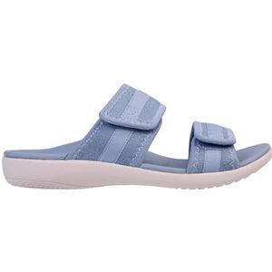 Spenco Women's Style Slide Sandaal, Blauw, 10 UK, Blauw, 10 UK Wide