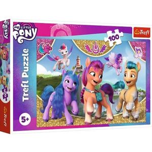 Trefl Puzzel, My Little Pony, 100 stukjes, Kleurrijke vriendschap, voor kinderen vanaf 5 jaar