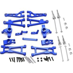 MANGRY Aandrijfas Suspension Arm Set Fit for Haiboxing HBX 16889 16889A 16890 16890A SG1601 SG1602 1/16 RC Auto Upgrade Onderdelen kit (Size : Blue)