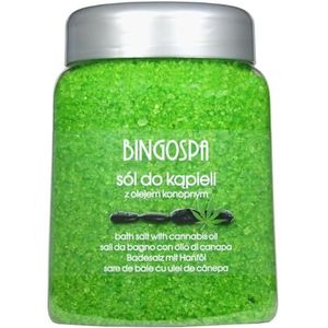 Badzout met hennepolie 850 g. BINGOSPA