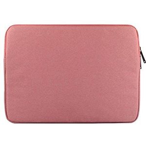 Laptophoes, effen stijl, canvasstof, hoes, hoes voor laptop/notebook computer/MacBook/MacBook Pro, roze, 13.3 Zoll