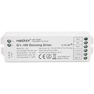 Miboxer Milight Controller 2.4G draadloze controller LS4 0/1-10V dimmer 12-24V tot 15A voor LED-producten