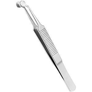 Meibomiaanse klierexpressor, stye-verwijdering, ooglidmassage-pincet, ooglidmassage schoonheids-pincet, roestvrijstalen ooglidmassage-pincet met ronde kop