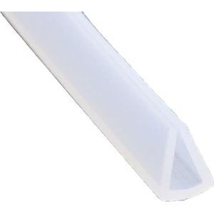 Rubberen afdichtstrip for glas, afdichttape for douchedeuren, randbescherming, weerstrip, 1-10 meter, U-profiel rubberen randafdichtstrip 1 stuk (4 mm * 7 mm * 1 meter)(10MM*13MM*10METERS)