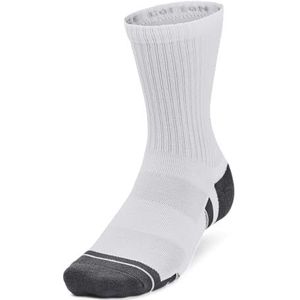 Under Armour Performance Cotton Lange Sokken 3 Paren WitMan