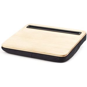Kikkerland iBed Lap Desk, Tablet, Voor Op Een Bed, In Een Vliegtuig, Terwijl U Eet, Maximaal Comfort, Hout US039W