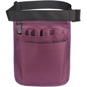 Kapperstas gereedschapstas gereedschap taille tas waterdichte hand reparatie nylon hardware gereedschapsset schaar tang outdoor universele opbergtassen (paars)