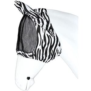vliegenmasker Eczeem Zebra Pony mesh zwart/wit