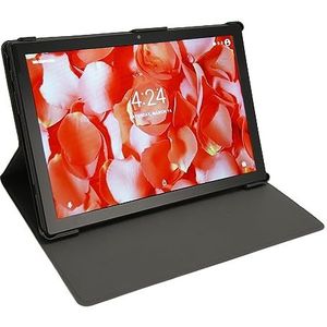 HD-Tablet, 10,1 Inch FHD Dubbele Camera Octa Core CPU 6GB 128GB Geheugen Tablet PC 7000mAh Batterij met Tas voor Reizen (EU-stekker)