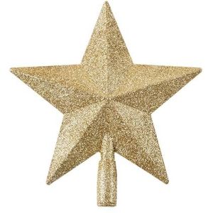 Kerstversiering, Ster Boom Topper Rose Goud Kerstboom Ster: Boom Topper Ster Boomtop Vijfpuntige Glitter Ster Boomtop Kerst Tafelblad Decoratie Voor Vakantie Feest Winter