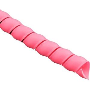 Spiraalvormige Wrapote Prctive Sleeve Wire Manage, Spiraalkabelwikkelbanden 8-16 mm Multicolor 2 meter(Pink Color,16mm inside diameter)