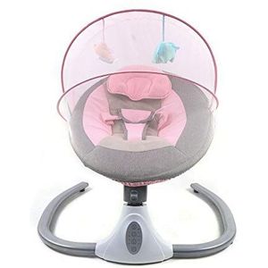 Babyschommel elektrische baby auto schommel stoel met kussen muggennet & muziek babywip