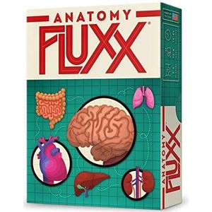 Looney Labs , Fluxx: Anatomy Edition , Family Card Game , Ages 12+ , 2-6 Players , 15-45 Minutes Playing Time