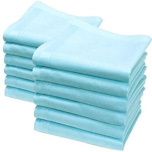 Merrysquare - Lilliput Model - Mini Zakdoeken - Klein Formaat 23cm x 23cm - 12 Stuks - 100% Katoen