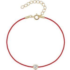 S925 zilveren mini kruis enkele zirconia damesarmband prachtige eenvoudige gepersonaliseerde fijne kettingarmband leuk cadeau (Color : 3)