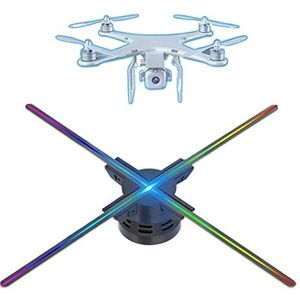 Holografische ventilator 15,74 ""3D Hologram Fan Display Wandmontage Wifi Led Sign Holografische Lamp Speler 224 LED Strips Uitzonderlijke helderheid en levensechte details