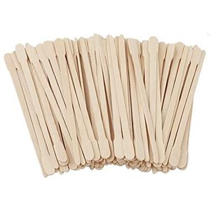 Waxsticks, 200 stuks, applicators, van hout, voor was, ontharing, 88 mm, ontharing, wenkbrauwen, lippen, gezicht
