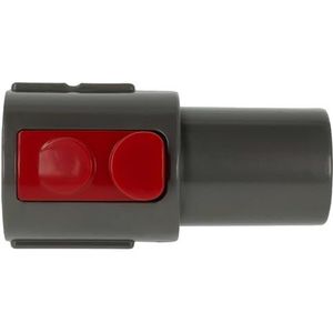 vhbw Stofzuiger slang adapter naar 32 mm accessoire connector compatibel met Dyson Big Ball Multifloor 2 - kunststof rood, donkergrijs mondstuk converter