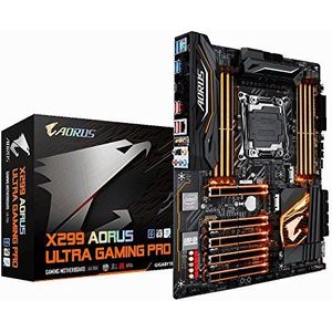 Gigabyte GA-AORUS-X299-Ultra Gaming Pro Moederbord, zwart