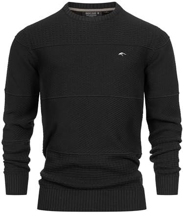 INDICODE JEANS Trui 'Justice'  zwart