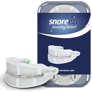 Snoreeze Snurkspalk, instelbare snurkrail voor mannen en vrouwen, mondstuk met mobiele telefoon-app, anti-snurkmondstuk, hulpmiddel ter vermindering van snurken en slaapapneu