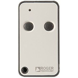E80/TX52R/2 Afstandsbediening vaste code 433,92 MHz 2 kanalen met kopieerfunctie ROGER