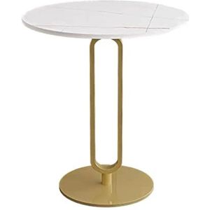 Kleine Salontafel IJzeren Plaat Bijzettafel Hoektafel Woonkamer Kleine Salontafel Marmeren Kleine Ronde Tafel Bank Balkon Kleine Tafel Tuintafel (Color : C, Size : 45 * 55cm)