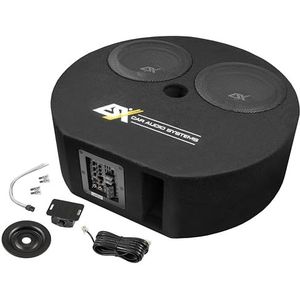 ESX DBX800A - 2 x 20 cm (8 inch) dual actieve bas voor reservead-putjes | Class-D Power met 400 watt RMS en EPS PRO