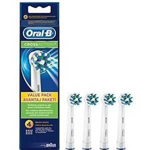 Oral-B Cross Action Tandenborstel, reservekop, 4 stuks